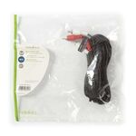 ND160 - Cavo Audio Stereo | 2x RCA maschio - 2x RCA maschio | 5,0 m | Nero - Cavi Audio Video