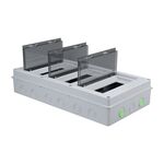 E9052 - Centralino da parete 36 moduli 3x12 con porta trasparente - Scatole e quadri