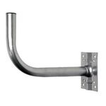 E9225 - Staffa per parabola satellitare da palo/ringhiera 35x25 -  Staffe e Supporti 