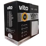 EL371 - Aspiratore da bagno con frontale in vetro 120mm 15W - Varie