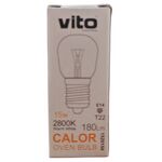 EL4189 - Lampadina per forno 15W T22 E14 2800K luce calda - Lampade alogene
