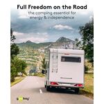 F1084 - Adattatore CEE blu da campeggio con spina 16A e 3 prese CEE 230V IP44 - Connettività