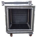 FLCASE300 - FLIGHT CASE 10U RACK 19" con ruote e doppio coperchio - Varie