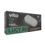 EL1303 - Plafoniera LED ovale Vito Lucy-BO 18W 4000K IP65 luce bianca naturale - Lampade LED