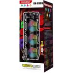 KK-8303 - Cassa acustica ricaricabile con telecomando e microfono wireless 3x8" 40W KK-8303 - Casse Acustiche