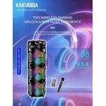 KK-8303 - Cassa acustica ricaricabile con telecomando e microfono wireless 3x8" 40W KK-8303 - Casse Acustiche