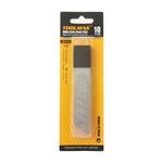 TL7685 - Lame di ricambio per taglierino 18 mm 10 pezzi in acciaio Toolmak - Attrezzi e utensili