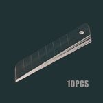 TL7685 - Lame di ricambio per taglierino 18 mm 10 pezzi in acciaio Toolmak - Attrezzi e utensili