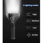 WB548 - Torcia ricaricabile LED + COB con treppiede 150W - Torce