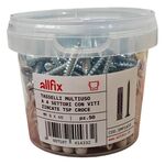 WB666 - Tasselli multiuso F4V a 4 settori in nylon con vite TSP croce 8x40mm - 50 pezzi - Viteria e Bulloneria