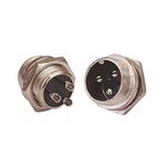 B2197 - Connettore XLR maschio 3 poli da pannello - Connettori e Adattatori