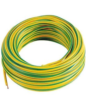 EL4988 - Cavo elettrico unipolare FS17 450/750V 1x4mm² matassa da 100m - giallo/verde - Cavi