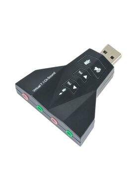 WB1002 - Adattatore Scheda Audio Usb 2.0 3d Virtual  Sound 7.1 -  Adattatori Audio e Video