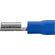 B7975 - Connettore faston femmina 6.3mm blu 1.5-2.5mm confezione da 100 - Capicorda