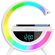 WB266 - Lampada LED RGB Orologio/Radio FM/Bluetooth/AUX/scheda SD e ricarica wireless - Illuminazione da Interno