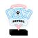 B5685 - Lampada neon LED con stand Paw Patrol - Logo - Illuminazione da Interno