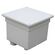 E3045 - Pozzetto con coperchio per cavi elettrici PP con guarnizioni e viti 250×250 mm - Pozzetti