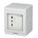 E9240 - Box stagno da parete IP55 con interruttore e presa 10-16A - Connettività