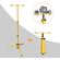 E9333 - Supporto treppiede regolabile per faro da lavoro 160 cm - Illuminazione