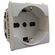EL232 - Presa schuko bianca 16A 250V compatibile Vimar Arké - Compatibile Vimar Arké 