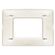 EL1546 - Placca in tecnopolimero 3P color sabbia compatibile Matix - Compatibile Matix