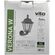 EL164 - Lampada applique da parete per esterni 1xE27 280x390mm Vito - Illuminazione da Esterno