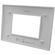 EL2596 - Placca 3 posti antracite Soft Touch compatibile Living International - Compatibile Living International