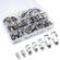 WB1926 - Kit fascette stringi tubo in acciaio misure da 8 a 12mm confezione da 60 -  Fascette Fermacavi