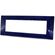 EL1298 - Placca in tecnopolimero 7 posti color blu compatibile Vimar Plana - Compatibile Vimar Plana