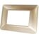 EL1714 - Placca in tecnopolimero 3P champagne compatibile Matix - Compatibile Matix