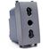 EL188 - Presa bivalente 16A 250V grigia compatibile Vimar Arké - Compatibile Vimar Arké 