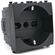 EL256 - Presa schuko nera 16A 250V compatibile Vimar Arké - Compatibile Vimar Arké 