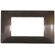 EL271 - Placca in tecnopolimero 3 posti color bronzo compatibile Vimar Plana - Compatibile Vimar Plana