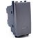 EL284 - Invertitore unipolare con spia luminosa grigio compatibile Vimar Arké - Compatibile Vimar Arké 
