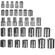 WB658 - Chiave a bussola set 40 pezzi Bigstren - Attrezzi e utensili