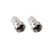 ND1085 - 2 X Connettore F Maschio/Maschio - TV-SAT