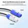 SP940 - Cavo di alimentazione powercon In-Out 16AWG 2m -  Cavi Alimentazione 