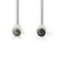 ND4026 - Cavo coassiale 90dB IEC (coassiale) maschio-IEC (coassiale) femmina 1,5m Bianco - TV-SAT