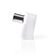 ND4716 - Connettore IEC(coassiale) angolato Femmina-Design rotondo 2 pezzi - TV-SAT