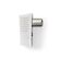ND4718 - Connettore IEC(coassiale) angolato Maschio-Design quadrato-2 pezzi - TV-SAT