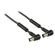 ND9090 - Cavo Coassiale ad Angolo Coassiale Maschio – Femmina Coax (IEC) 10m Nero - TV-SAT