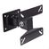 L155 - Supporto a muro per TV LED LCD 14-24'' inclinabile nero - TV-SAT