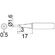 K060 - Punta di ricambio per stilo saldante 900M-T-1.6D, 1.6mm, HAKKO - Laboratorio