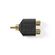 ND2313 - Adattatore subwoofer Maschio RCA - 2x Femmina RCA 10 pezzi Nero -  Adattatori Audio e Video