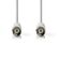 ND4180 - Cavo per satellite e antenna F maschio-F maschio 2m - TV-SAT