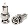 Q827 - Adattatore BNC maschio -  RCA maschio - Connettori Adattatori