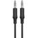 F2590 - Cavo audio stereo jack audio 3.5mm 1m nero JA004 - Cavi Audio Video