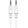 N040 - Cavo audio stereo jack audio 3.5mm 1m bianco JA004 - Cavi Audio Video