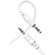 N040 - Cavo audio stereo jack audio 3.5mm 1m bianco JA004 - Cavi Audio Video