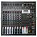 E9150 - Mixer Audio Professionale 8 Canali 850W con Effetti DSP, USB/SD, EQ Grafico e Flight Case - Mixer